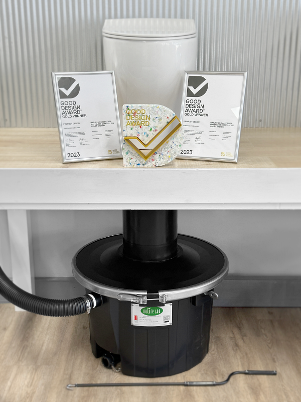 Ecoflo- nature loo alectura good design award gold winner Ecoflo- nature loo alectura good design award gold winner
