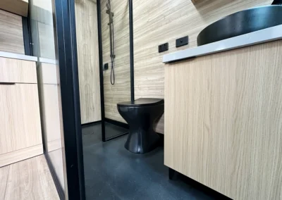 Ecoflo black pandora waterless composting toilet