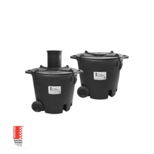 Ecoflo - clivus multrum high profile composting toilet