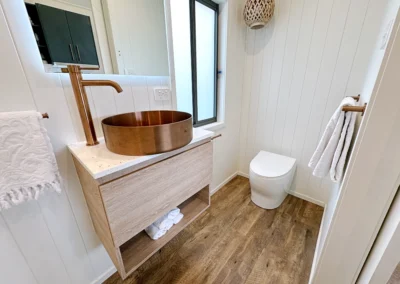 Ecoflo palisade waterless composting toilet
