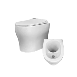 Ecoflo - porcelain pasadero pedestal composting toilet