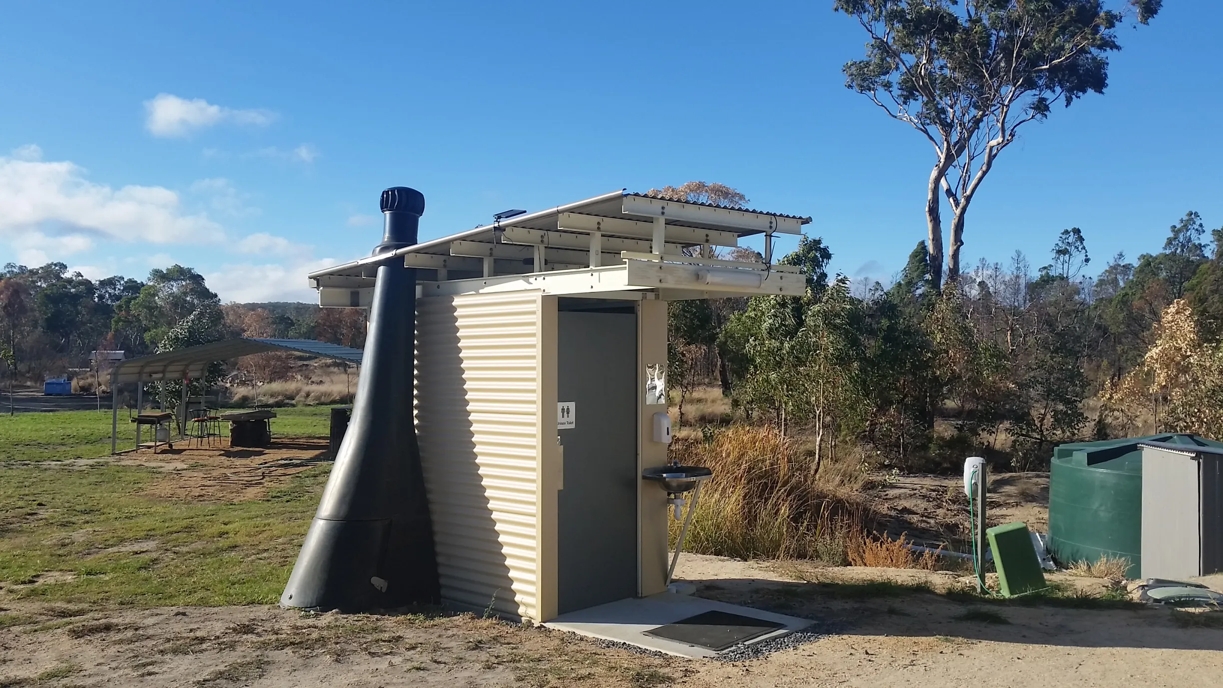 Ecoflo palisade waterless composting toilet 2